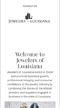 Mobile Screenshot of jewelersoflouisiana.org