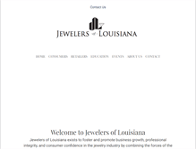 Tablet Screenshot of jewelersoflouisiana.org